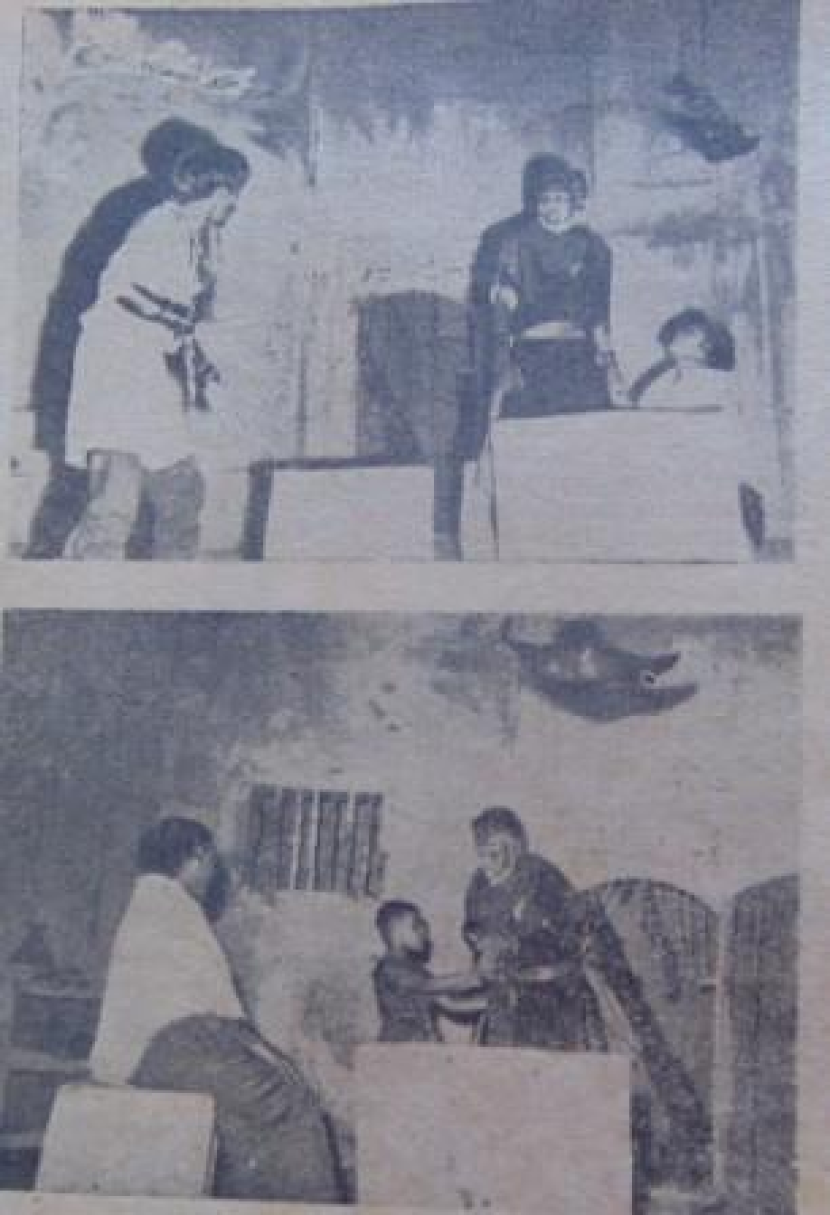 Pementasan teater Muslim ketika mementaslan naskah berjudul Ibllis  karya penulis legendaris M Diponegoro di Yogyalarta pada dekade akhir 1960-an. Sutradara teater ini adalah anak muda anak pedagang sate di Cirebon yang kemudian menjadi seniman legendaris Indonesia, Arifin C Noer. 
