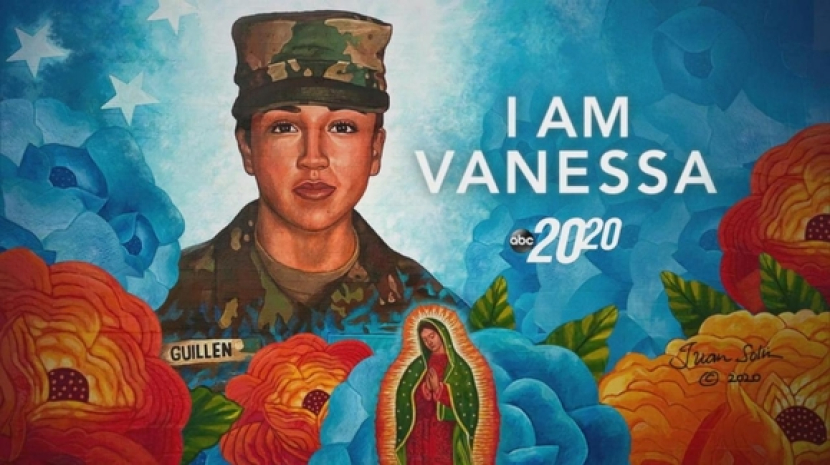 Mural Vanessa Guillen. Sumber: ABC. 