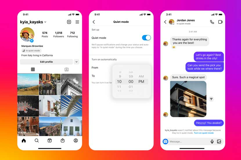 Fitur Quite Mode di Instagram