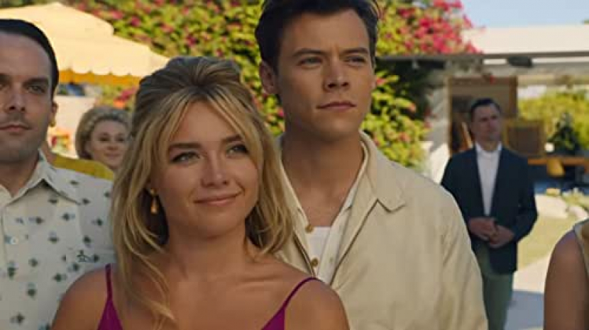 Florence Pugh Dan Harry Styles dalam Don't Worry Darling. Sumber: IMDB