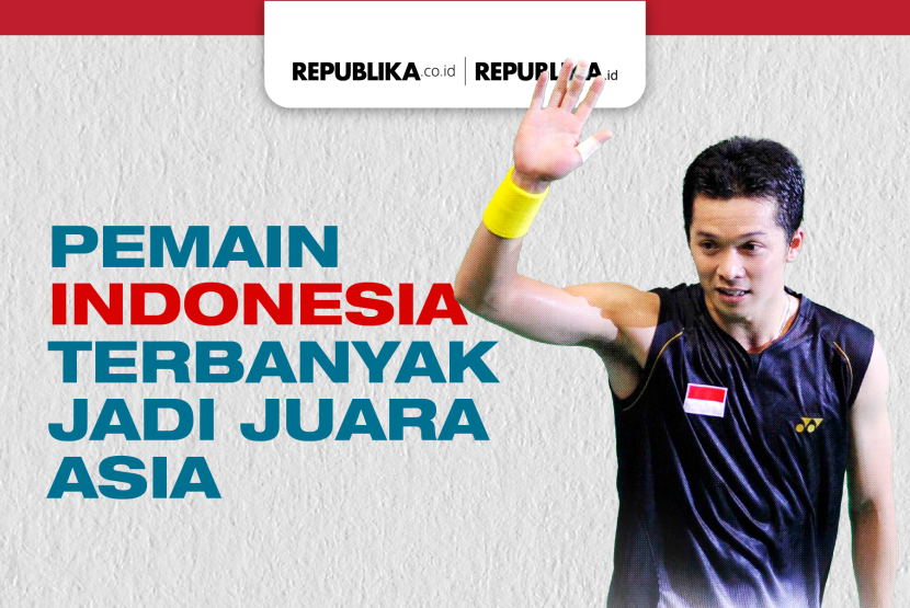 Ada tiga pemain Indonesia yang merebut tiga gelar Juara Asia. Salah satunya Taufik Hidayat.