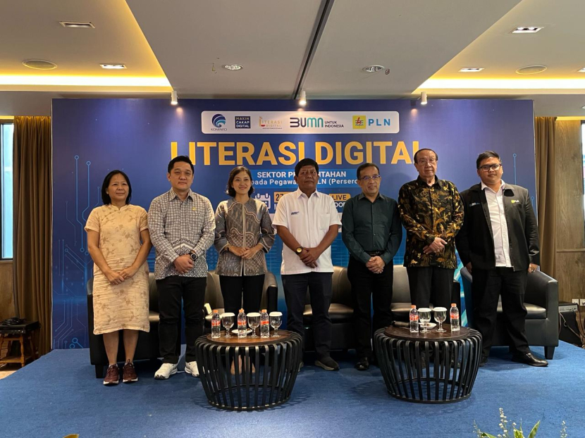 Kegiatan Literasi Digital Sektor Pemerintahan Kepada Pegawai PLN di Hotel Aston Imperial Bekasi Hotel & Conference Center, Kota Bekasi, Jawa Barat, Senin (27/5/2024). (Foto: Kemenkominfo)