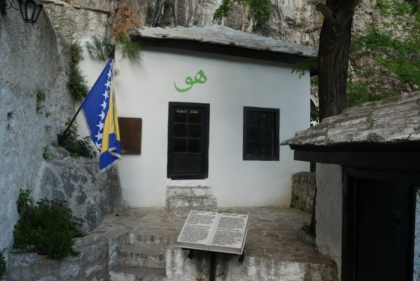 Rumah sufi di perbukitan Blagja, Mostar Bosnia. (foto:muhammad subarkah).