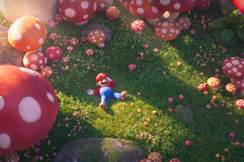 Mario dalam Trailer The Super Mario Bros. Movie. 
