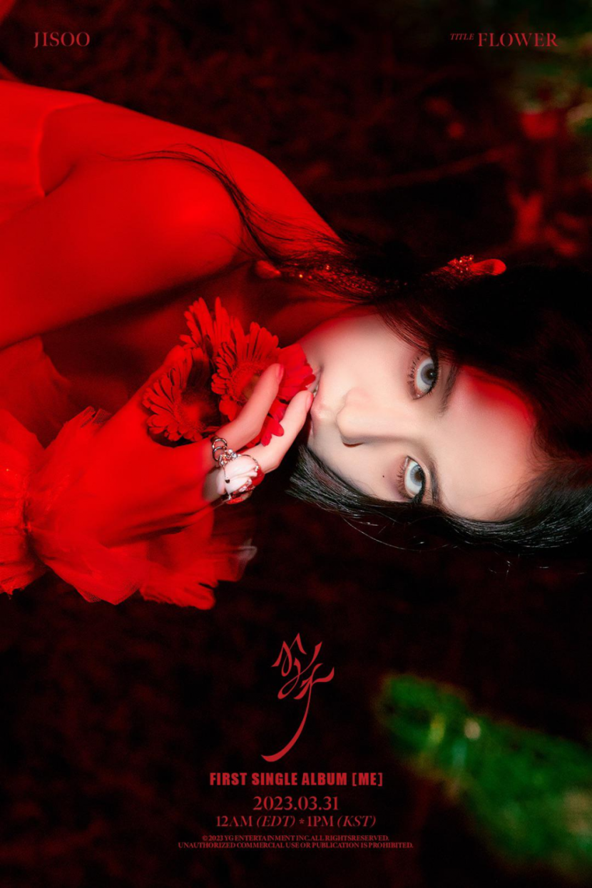 Foto konsep Jisoo untuk debut Album ME. Foto: Blackpink Official Instagram
