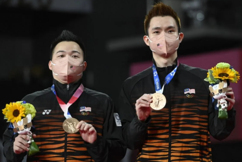 Pasangan ganda putra Malaysia, Aaron Chia/Soh Wooi Yik gagal meraih gelar juara satu pun selama menjadi Juara Dunia 2022. (Source foto: Antara)