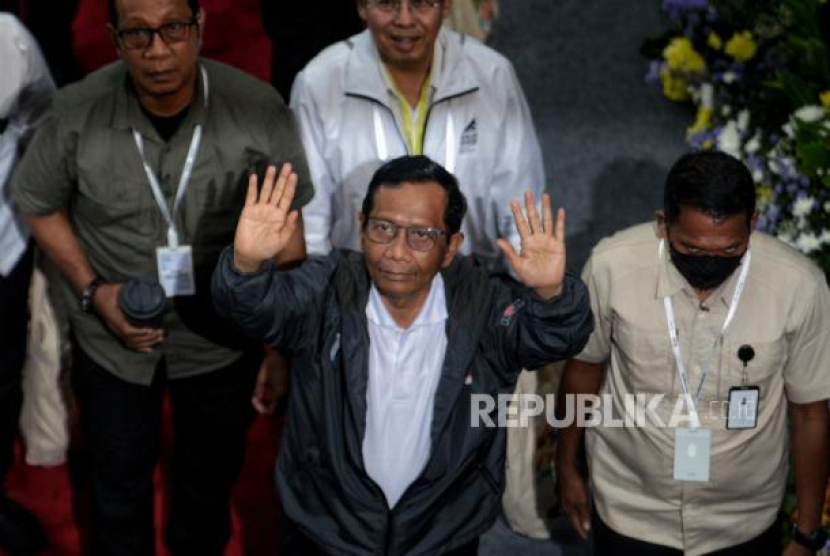 Cawapres nomor urut 3 Mahfud MD. (dok. Republika)