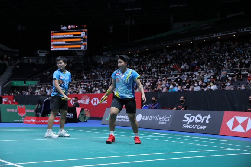 Pasangan ganda putri Indonesia, Apriyani Rahayu/Siti Fadia Silva Ramadhanti melangkah ke babak final turnamen Singapore Open 2022. Ini merupakan final ketiga kalinya untuk mereka.