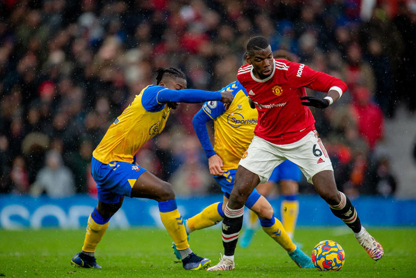 Gelandang Manchester United, Paul Pogba. Ilustrasi