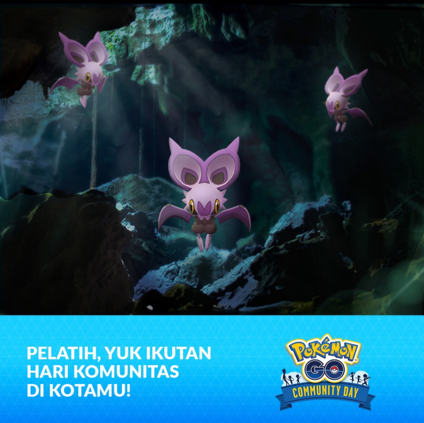 Hari komunitas Noibat di Pokémon GO. (Dok Niantic Inc)