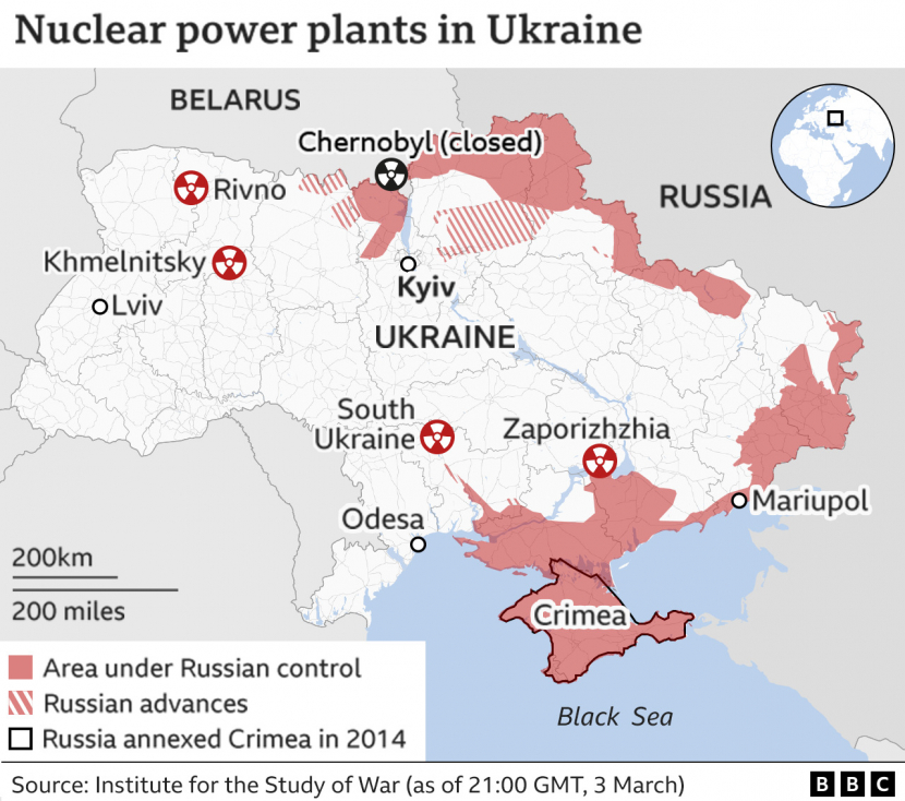 Pembangkit listrik bertenaga nuklir di Ukraina