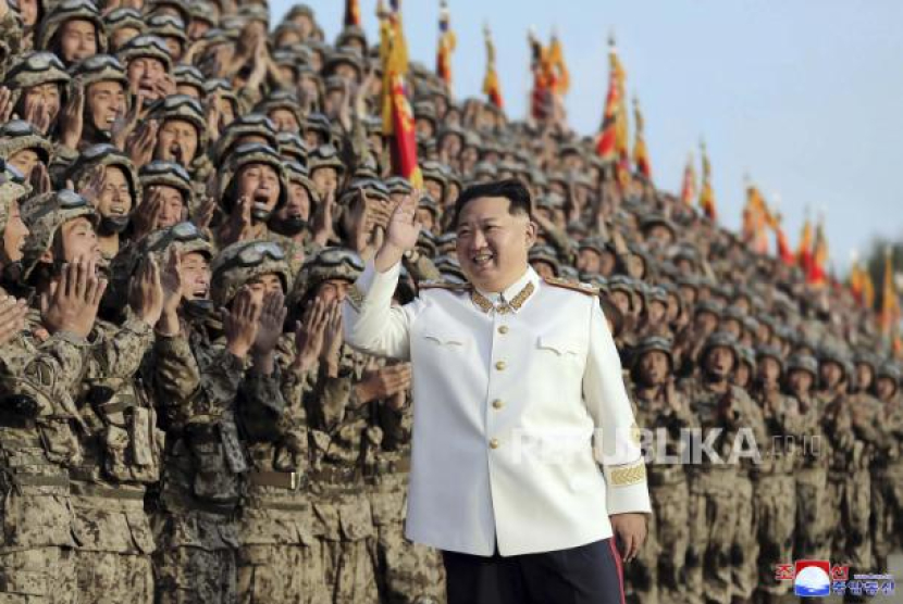 Pemimpin Korea Utara, Kim Jong Un (AP/KCNA via KNS)