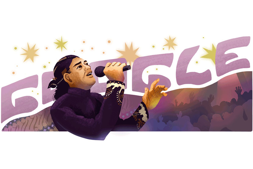 Google mengenang Didi Kempot lewat Doodle hari ini.