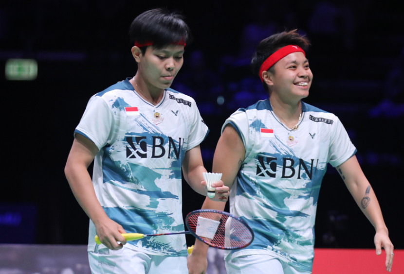 Karena meraih medali perak di Kejuaraan Dunia BWF 2023, peringkat pasangan ganda putri Indonesia, Apriyani Rahayu/Siti Fadia Silva Ramadhanti kembali masuk 10 besar dunia.