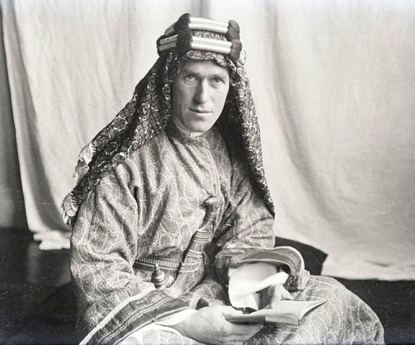 TE Lawrence. (wikicommons).