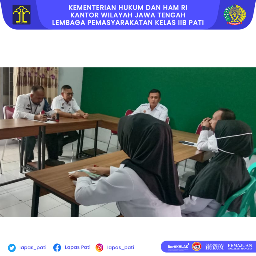 Kejar Data Dukung B09, Tim ZI Lapas Pati Gelar Rapat Koordinasi