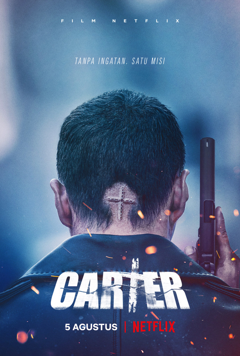 Dalam Carter, Joo Won berperan sebagai agen yang harus mempertaruhkan hidupnya sambil mencari jati dirinya. Sumber: Netflix. 