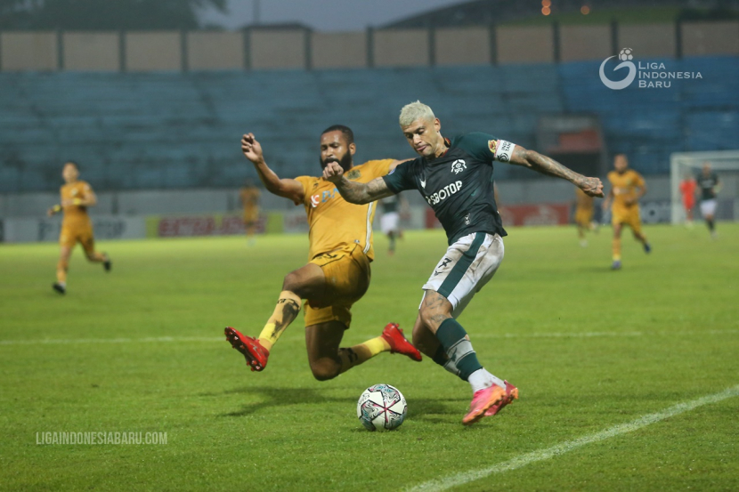 Pertandingan Bhayangkara vs Persikabo. Dok. Liga Indonesia Baru