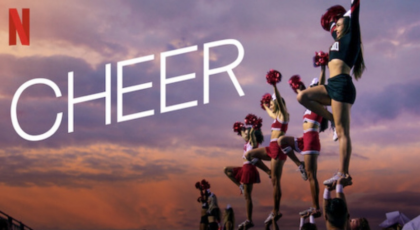 Poster docuseries Netfilx Cheer musim tayang pertama. Sumber : the Echo