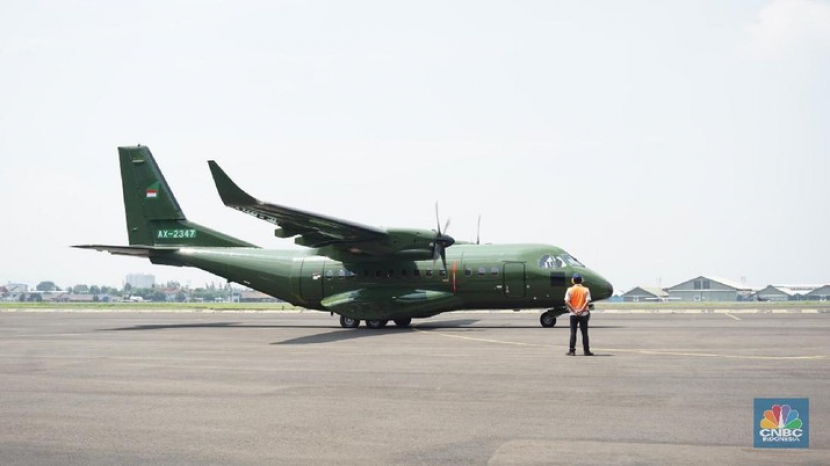 CN 235 yang dipakai militer Nepal