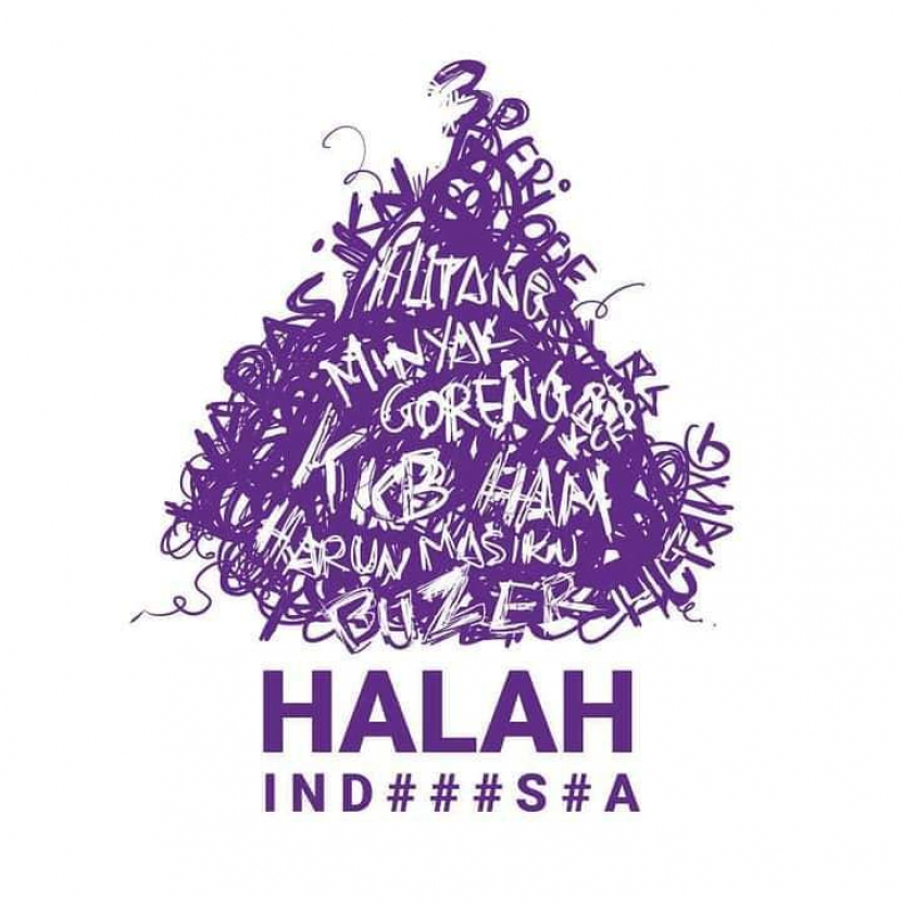 Ada juga meme yang menyindir logo halal menjadi 