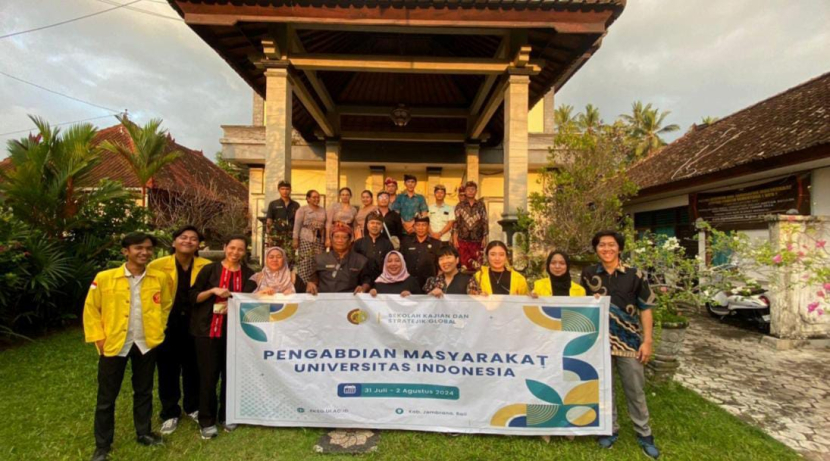 SKSG Universitas Indonesia (UI) di Desa Warnasari, Kecamatan Melaya, Kabupaten Jembrana, Provinsi Bali, Kamis (1/8/2024) (Dok Istimewa)