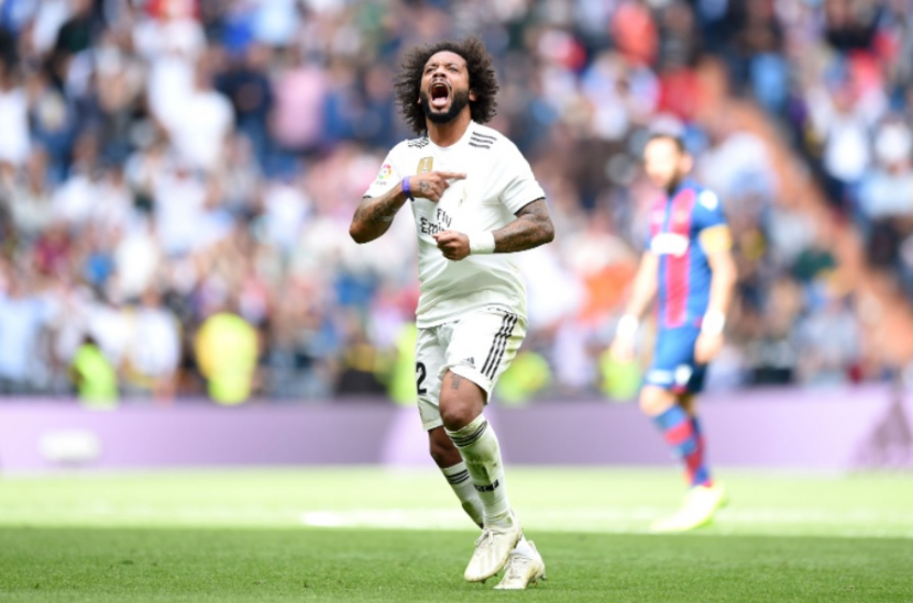 Real Madrid belum menunjukkan tanda-tanda akan memperpanjang kontrak Marcelo. (Twitter/@managingmadrid)