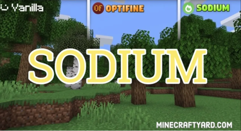 Minecraft Mods. Sodium. Foto: minecraftyard