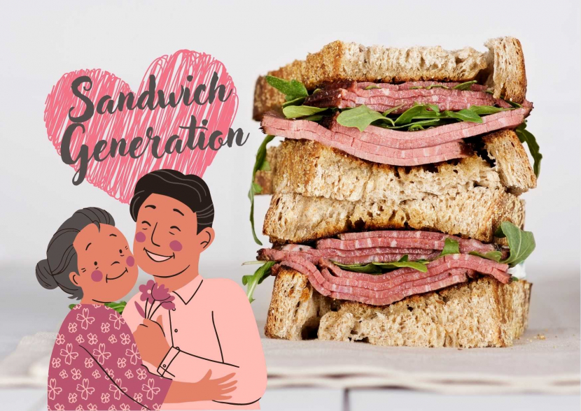 Sandwich generation/ Foto: olahan pribadi dengan Canva