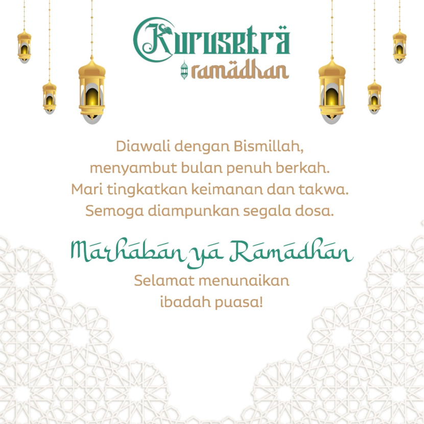 Ramadhan 1444 H. Jadwal Imsak, Buka Puasa, dan Sholat Fardhu selama Ramadhan 2023. Foto: Kurusetra.