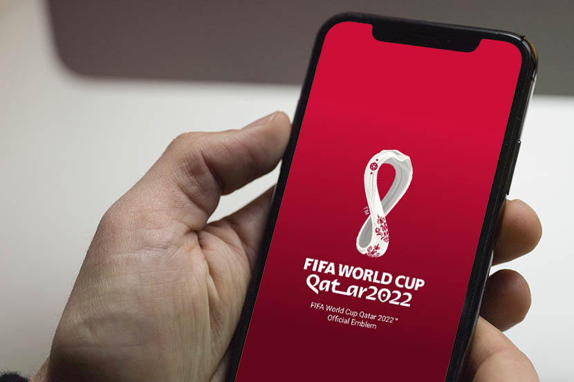 Logo Piala Dunia 2022 di Qatar.