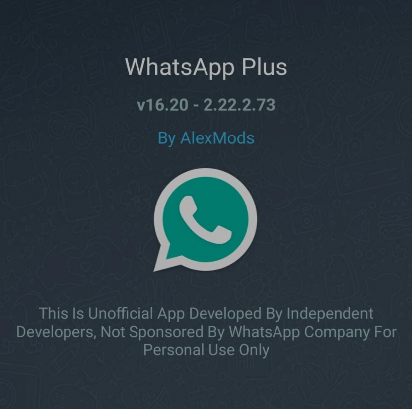 tangkapan layar : Informasi Aplikasi WhatsApp Plus / WhatsApp GB