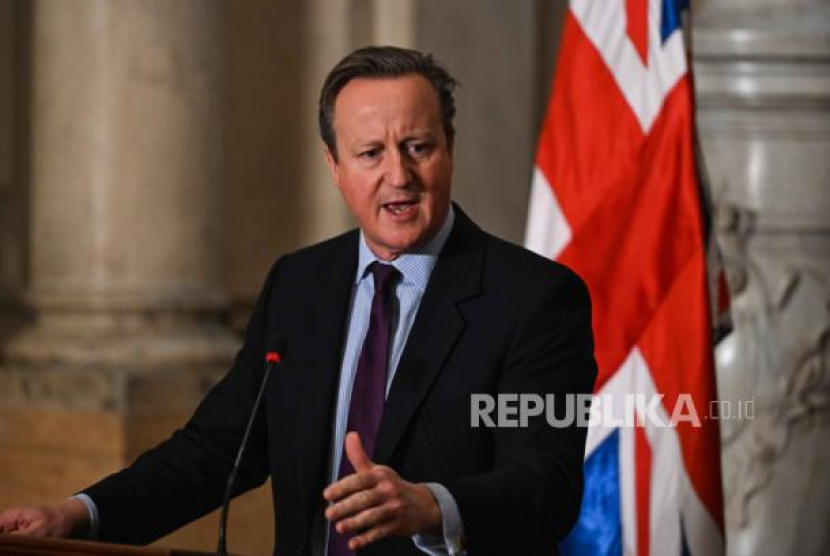 Menteri Luar Negeri (Menlu) Inggris David Cameron (EPA-EFE/MOHAMED HOSSAM)