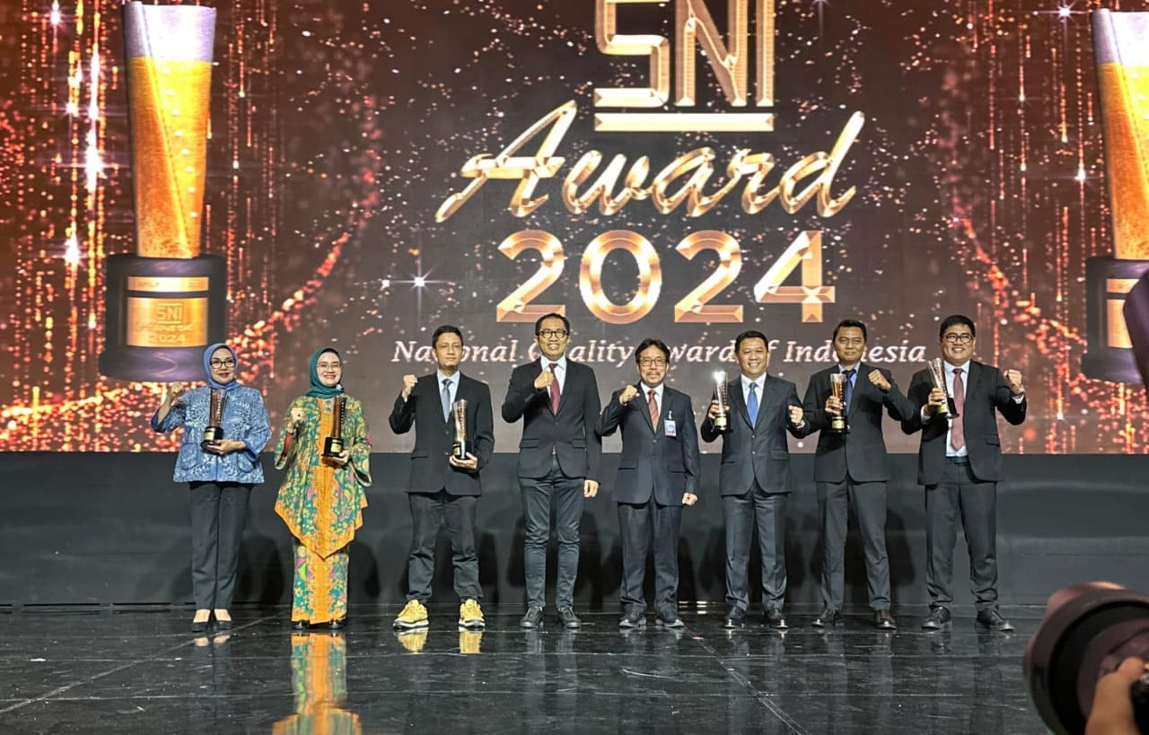 FOTO: Direktur Pupuk Kujang, Maryono saat seremoni pengantongan akhir tahun 2024 (Kodam)