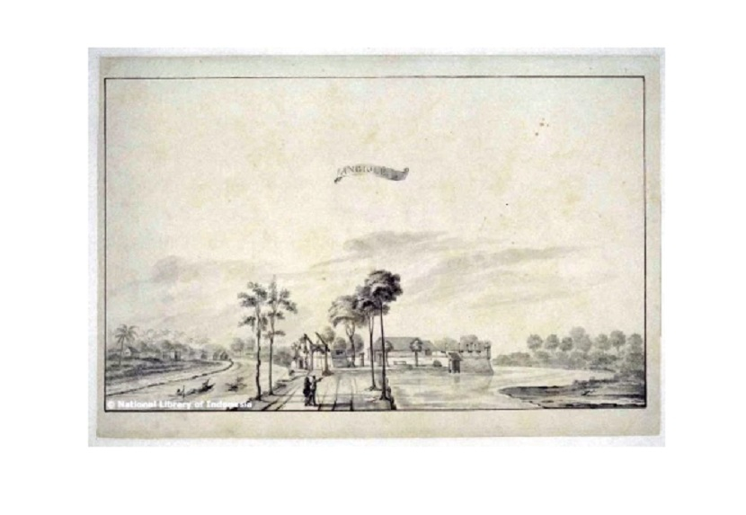 ANCOL. Lukisan benteng Belanda di kawasan Ancol Johannes Rach (1720-1783) – National Library of Indonesia. 