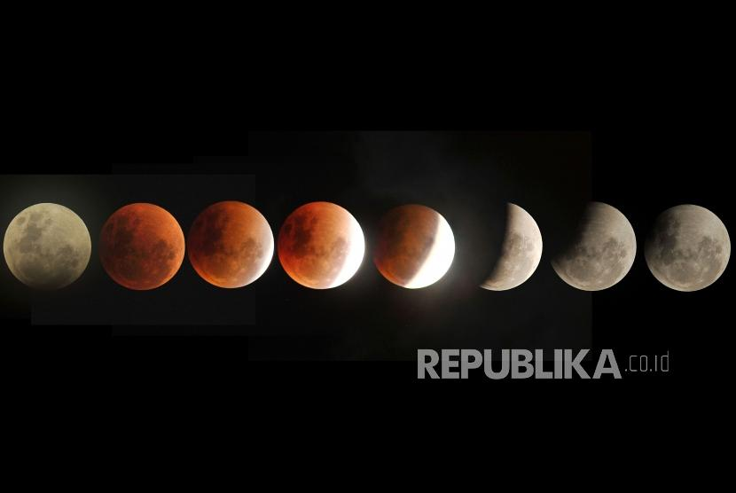 Gerhana matahari dan gerhana bulan dapat terjadi jika bulan terletak pada posisi