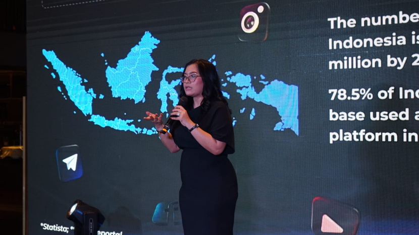 Country Manager KIT Global Indonesia, Risa Kusumaningrum, dalam acara peluncuran KIT Global Indonesia. (Foto: KIT Global)