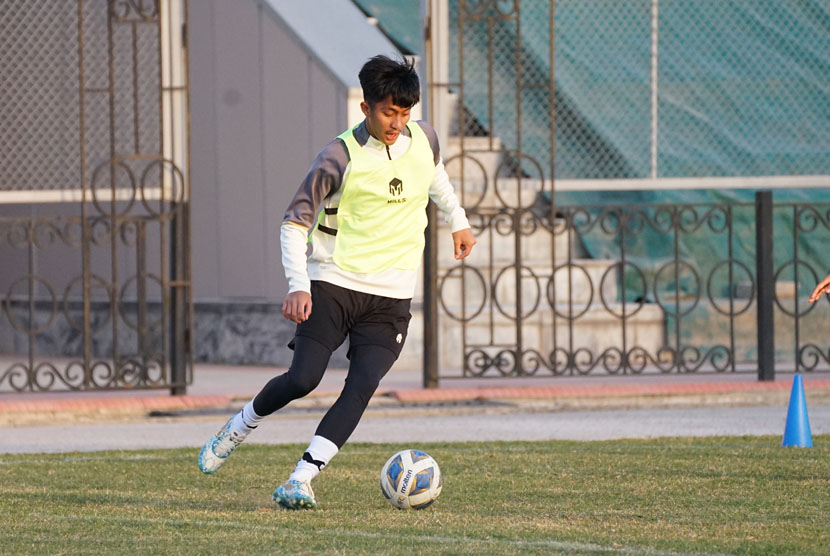 Pemain Timnas Indonesia U 20 Sulthan Zaky. 