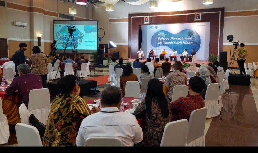 Pemkot Depok dan PT Tirta Asasta Depok menggelar seminar Bahaya Penggunaan Air Tanah Berlebihan di Balairung Dwidjosewoyo Hotel Bumi Wiyata Depok, Kamis (08/09/2022) lalu.