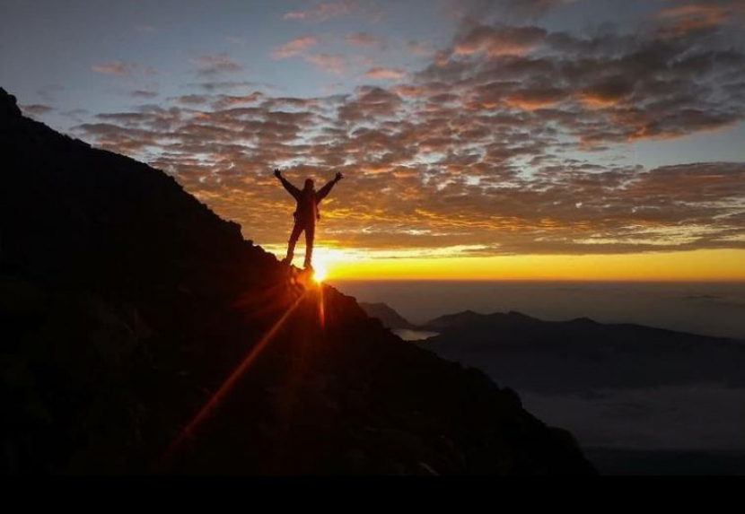 Gagahnya Gunung Kerinci di Taman Nasional Kerinci Seblat/ Foto: @tanah_surga via @bbtn_kerinciseblat