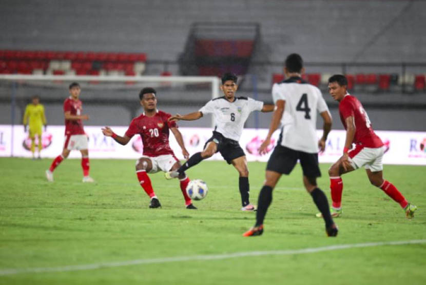 Indonesia Vs Timor Leste 4-1. Shin Tae-yong menilai penampilan tim tidak memuaskan.