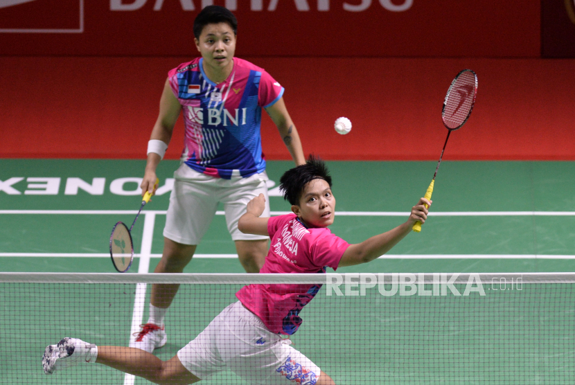 Apriyani Rahayu/Siti Fadia Silva Ramadhanti mengalahkan Juara Dunia 2018 asal Jepang, Mayu Matsutomo/Wakana Nagahara di babak pertama Indonesia Open 2022 dan menjadi lebih percaya diri.