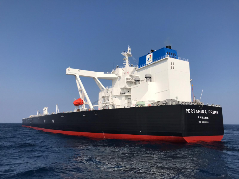 Kapal Pertamina Prime bawa minyak dari Rusia diblokade Greenpeace Cabang Denmark.