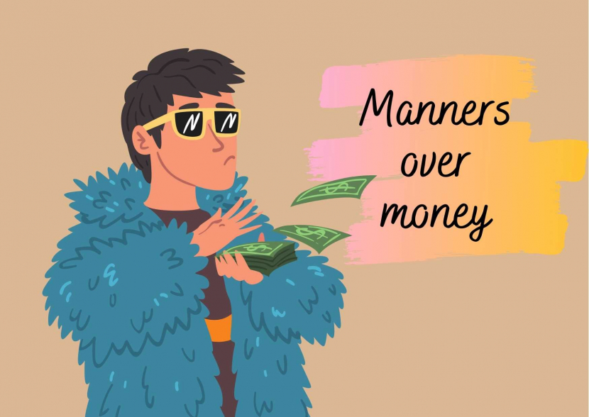 Basic manner soal uang/ Foto: olahan pribadi dengan Canva