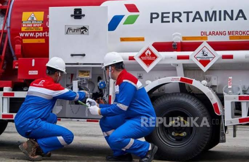 Ilustrasi pegawai Pertamina. 