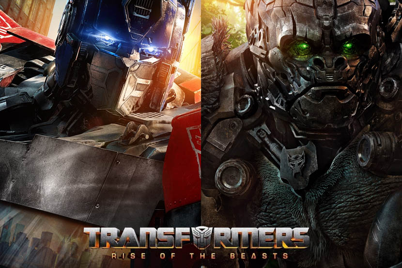 Poster film Transformers: Rise of the Beasts. 