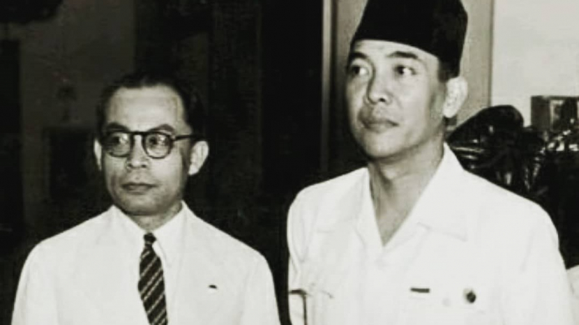 Bung Karno dan Bung Hatta. Dua proklamator RI Soekarno-Hatta adalah dua sahabat sejati, yang meski sempat berseberangan tetapi tidak pernah menyimpan dendam. Foto: IST.