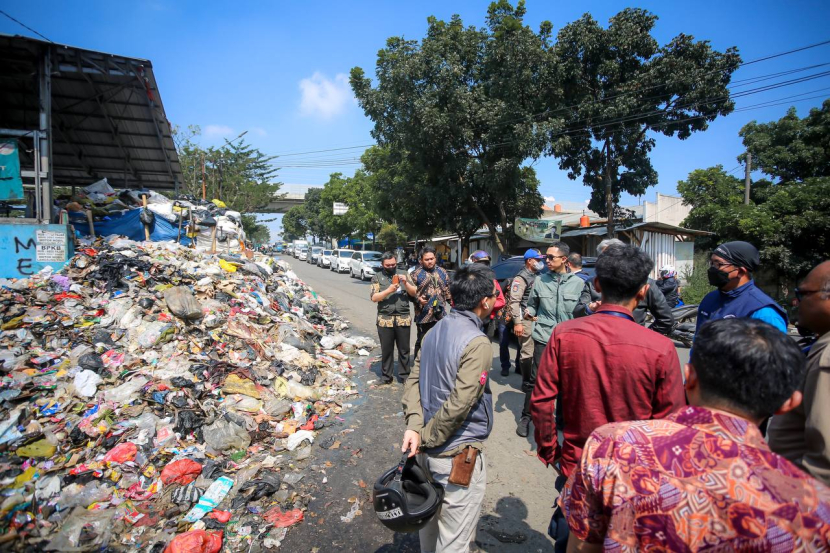 Sampah terlihat over load di sejumlah TPS/Humas Pemkot Bandung