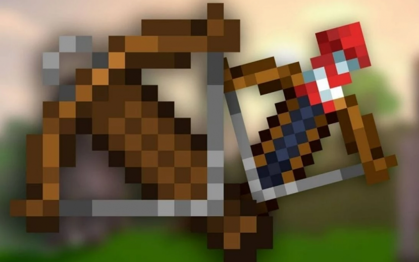 Cross Bow. Senjata jarak jauh di Game Minecraft 1.19. Foto: filmsnewsfeed