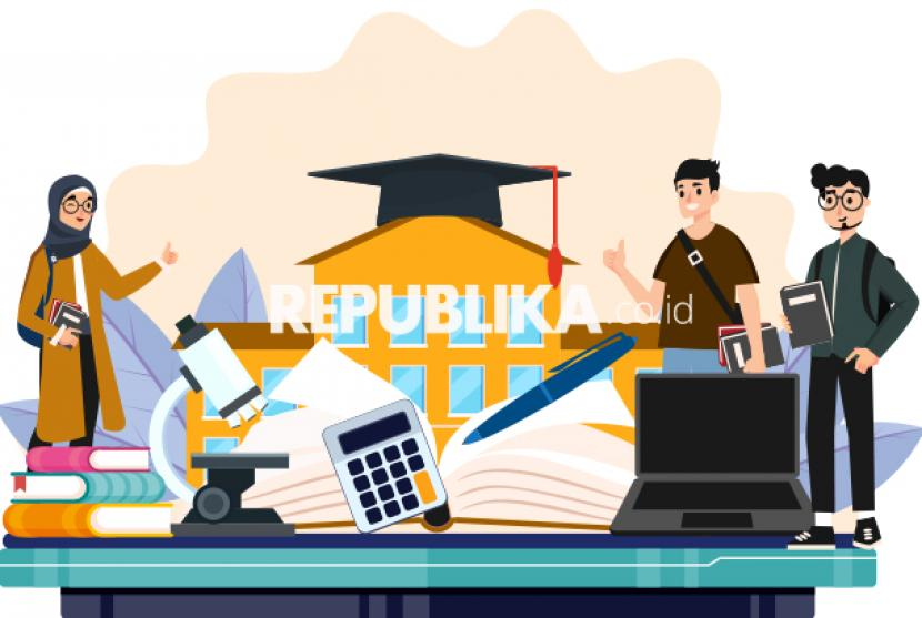 Lembaga pemeringkatan UniRank mengeluarkan peringkat 582 universitas di Indonesia tahun 2023. Ilustrasi. Foto : republika